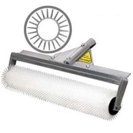 Midwest Rake Spiked Roller, Blunt, 24" L, 13/16" Spikes, Surfaces: Floors 59724